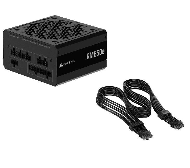 CORSAIR RM850e PSU + FREE ThermalProtect PCIe 5.1 600W 12V-2x6 Cable