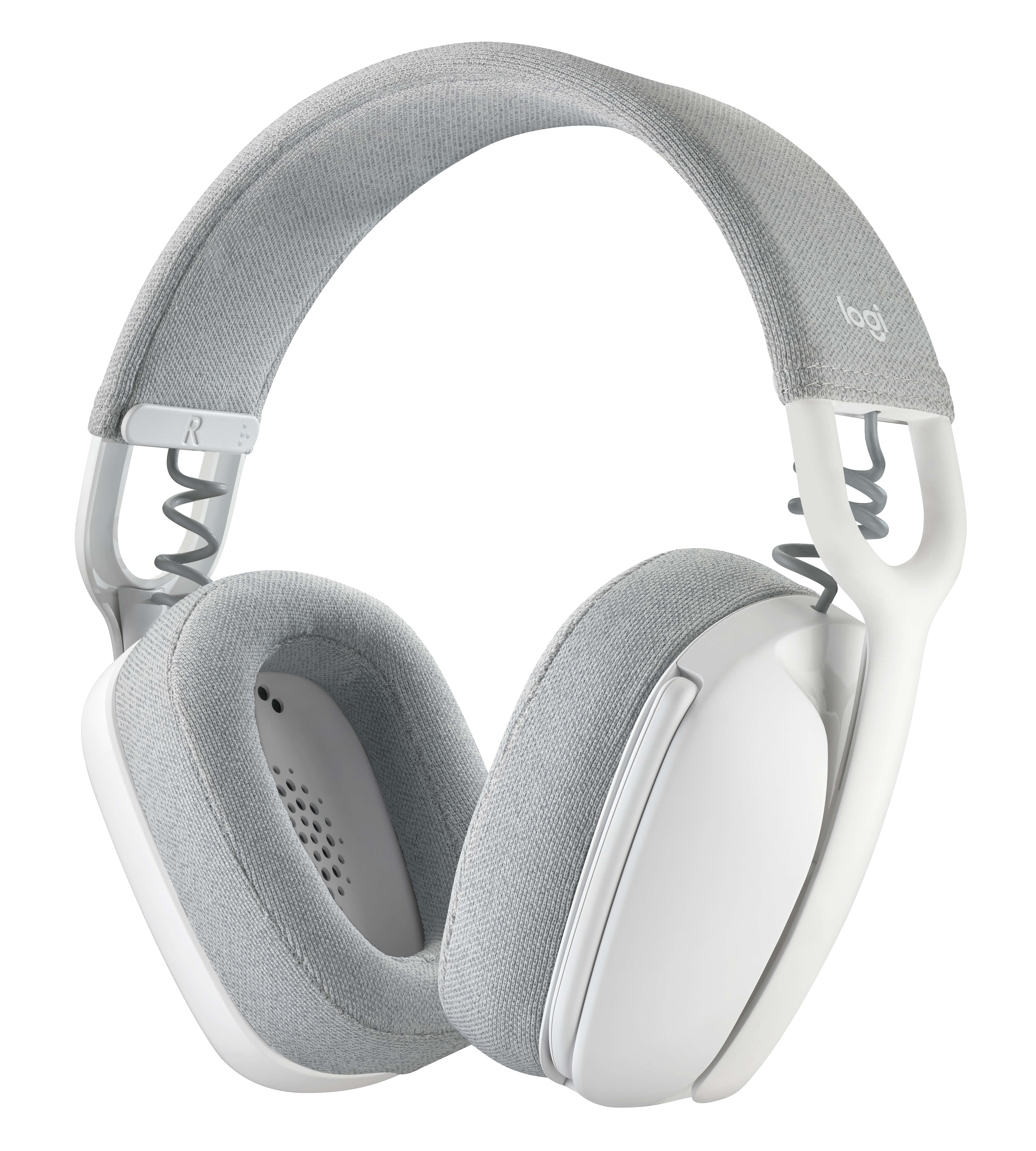 Logitech Zone Vibe 100 lightweight wireless headset - Off White