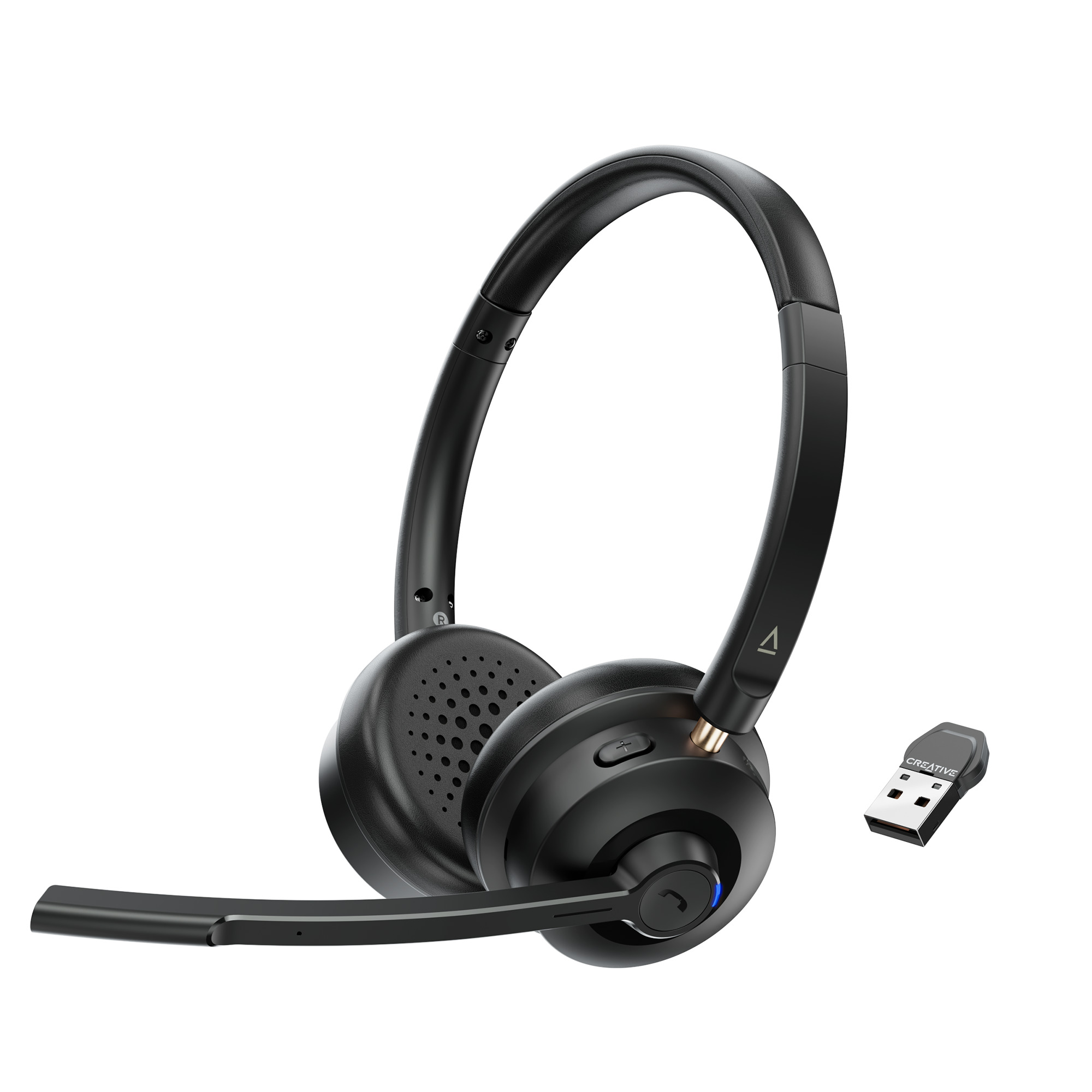 Creative Chat Wireless Lightweight Wireless On-ear - Black(Open Box)