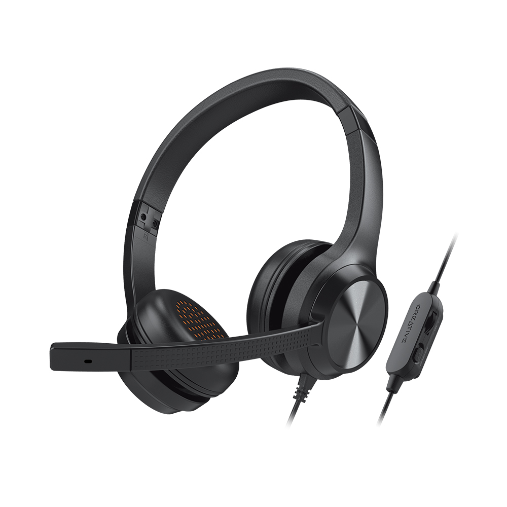 Casque USB Creative Chat avec microphone antibruit et SmartComms