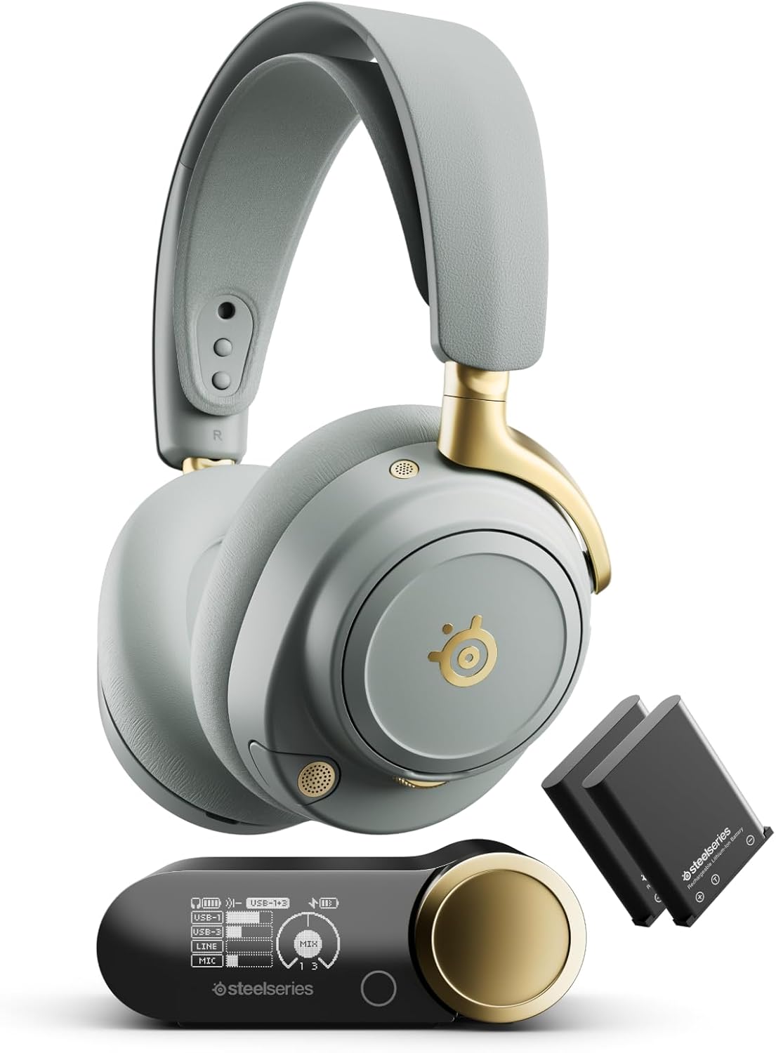 SteelSeries Arctis Nova Elite - Sage Gold