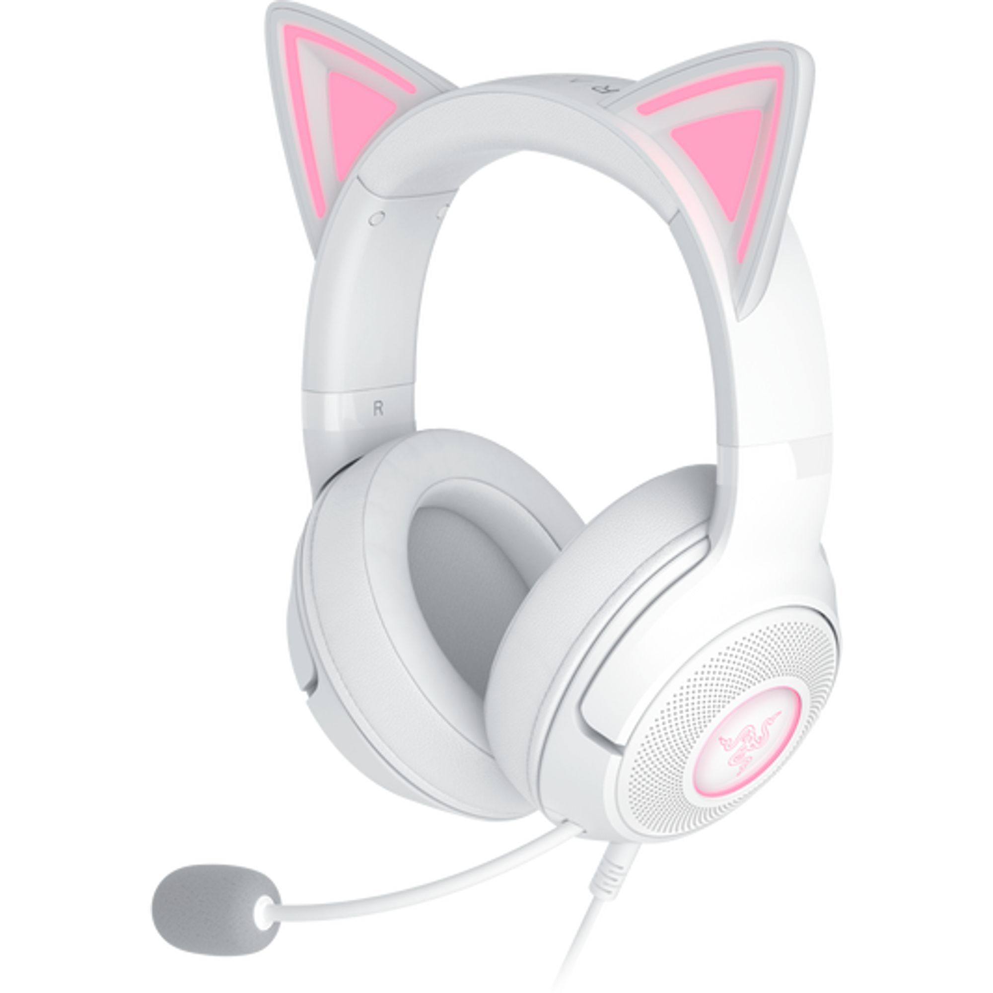 RAZER Kraken Kitty V2 USB Wired RGB Headset - White