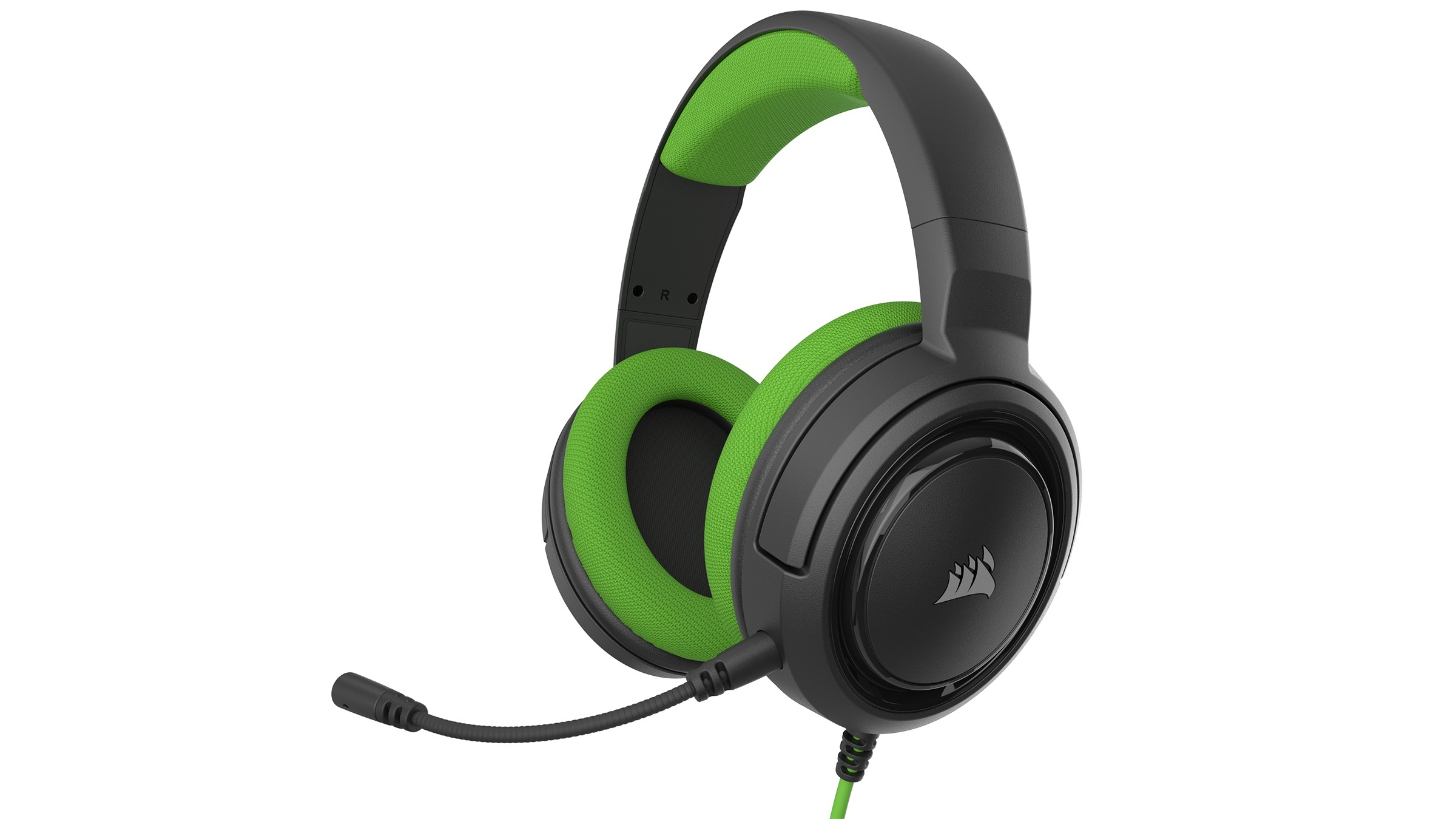Corsair (HS35) - Casque-micro stéréo vert
