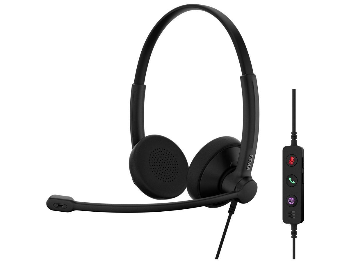 EPOS EPOS IMPACT 100 MS STEREO USB-C+A - Black