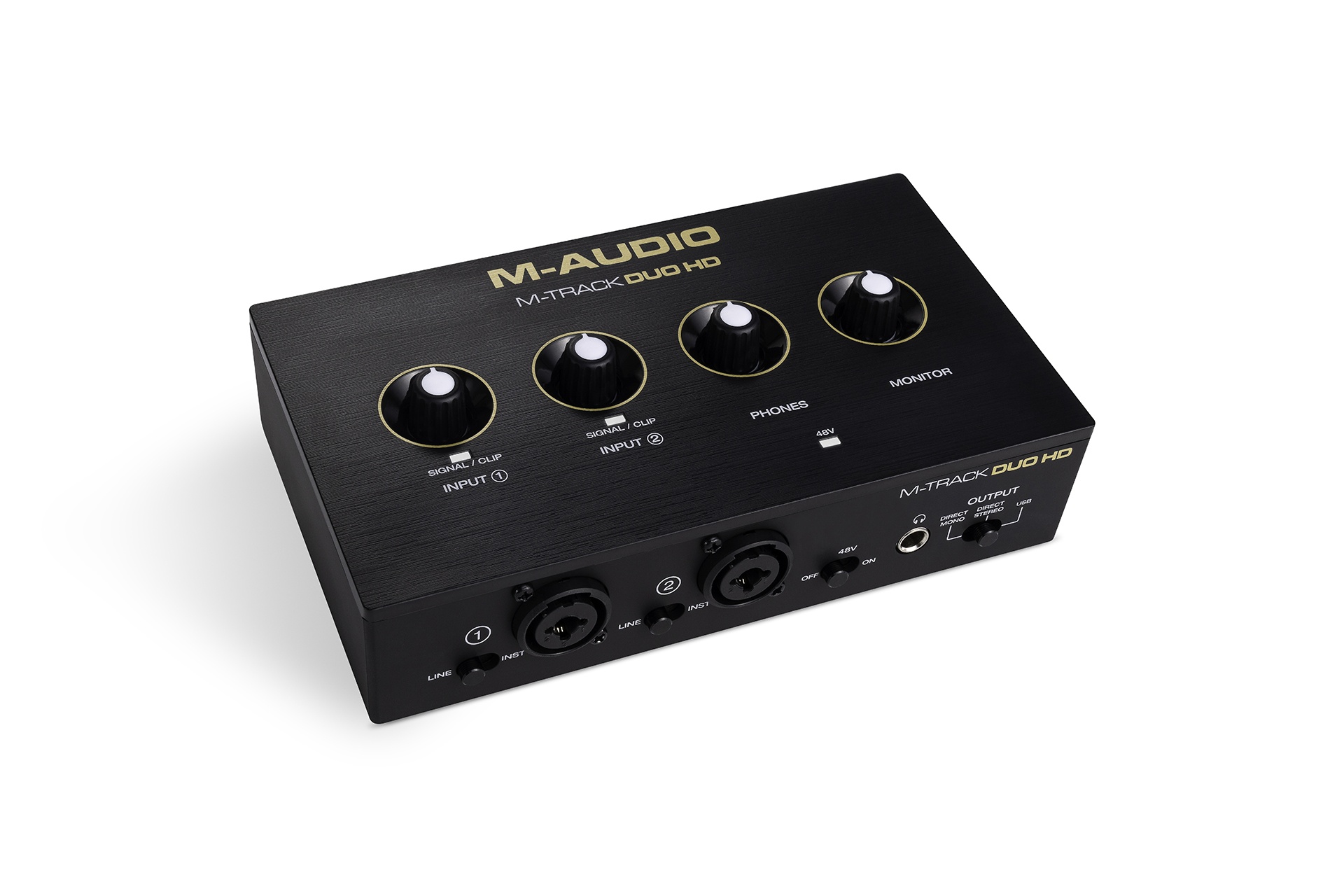 M-AUDIO M-Track Duo HD Audio Interface, Black