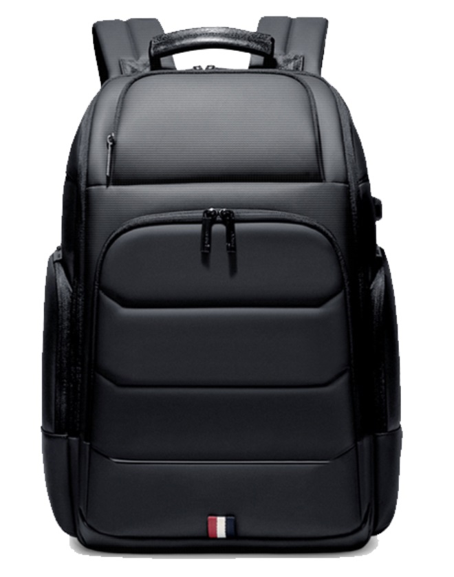 KINGSLONG 15.6" Laptop Backpack with USB Charging Port, Black