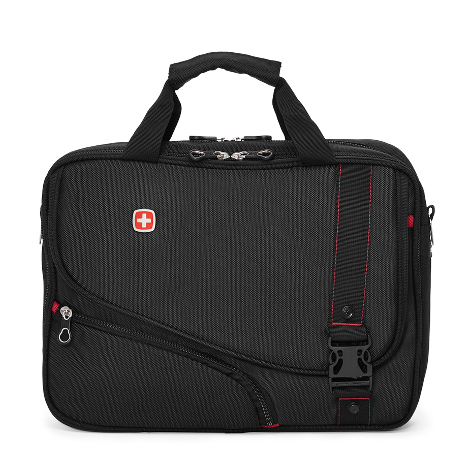Swiss Gear 15.6" Double Gusset Laptop Case - Black