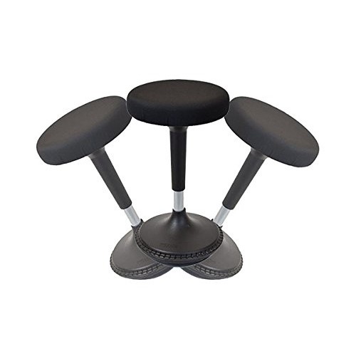 UNCAGED Ergonomics WSR-B Tabouret de bureau oscillant, basculant, pivotant et inclinable