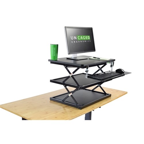 UNCAGED Ergonomics CDM-B Change Desk Portable Sit Stand Desk