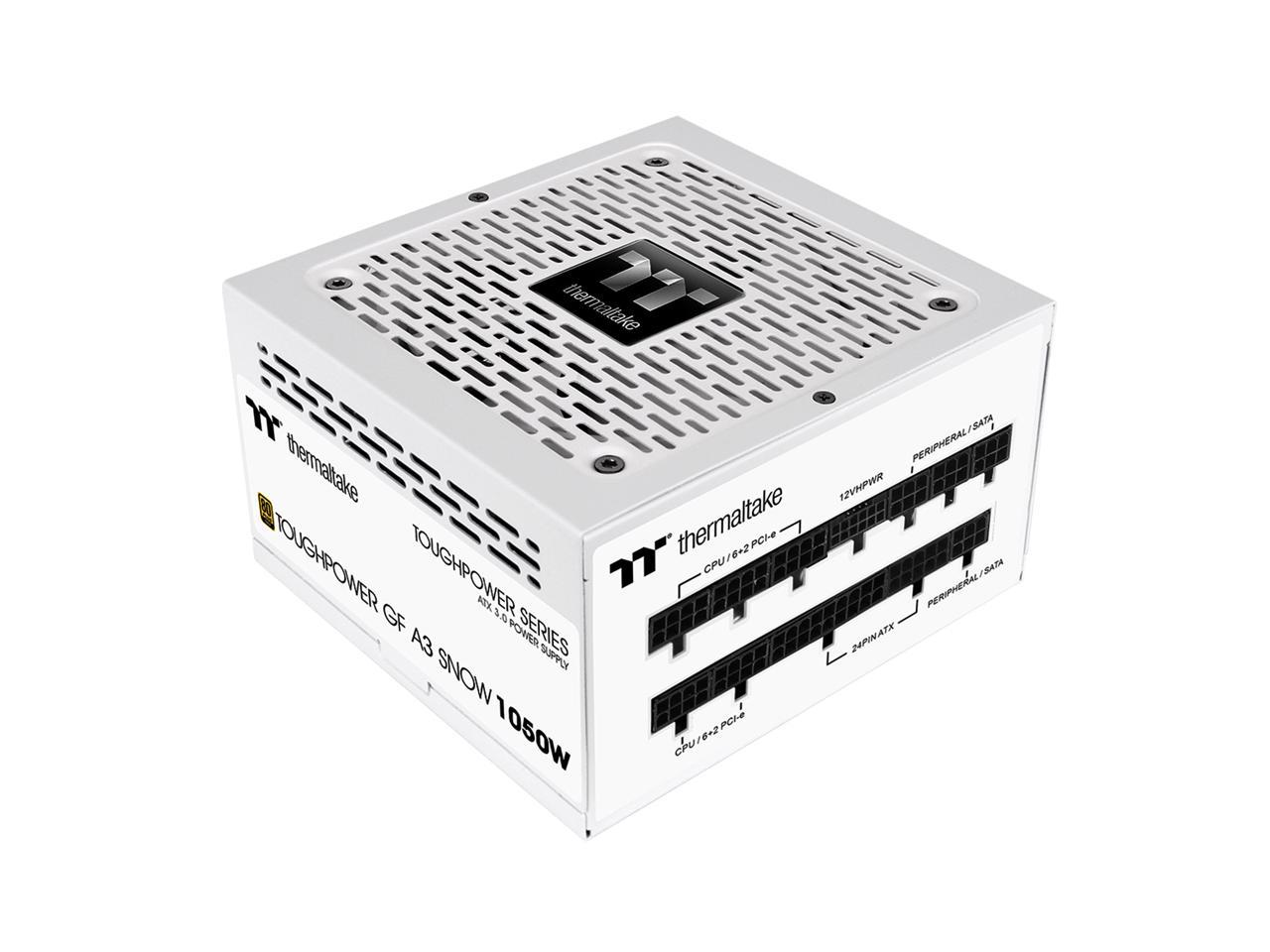THERMALTAKE Toughpower GF A3 1050W ATX 3.0 & PCIe 5 Power Supply, Whi