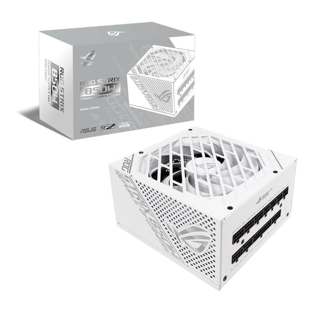 ASUS STRIX 850W Gold ATX Power Supply, White(Open Box)