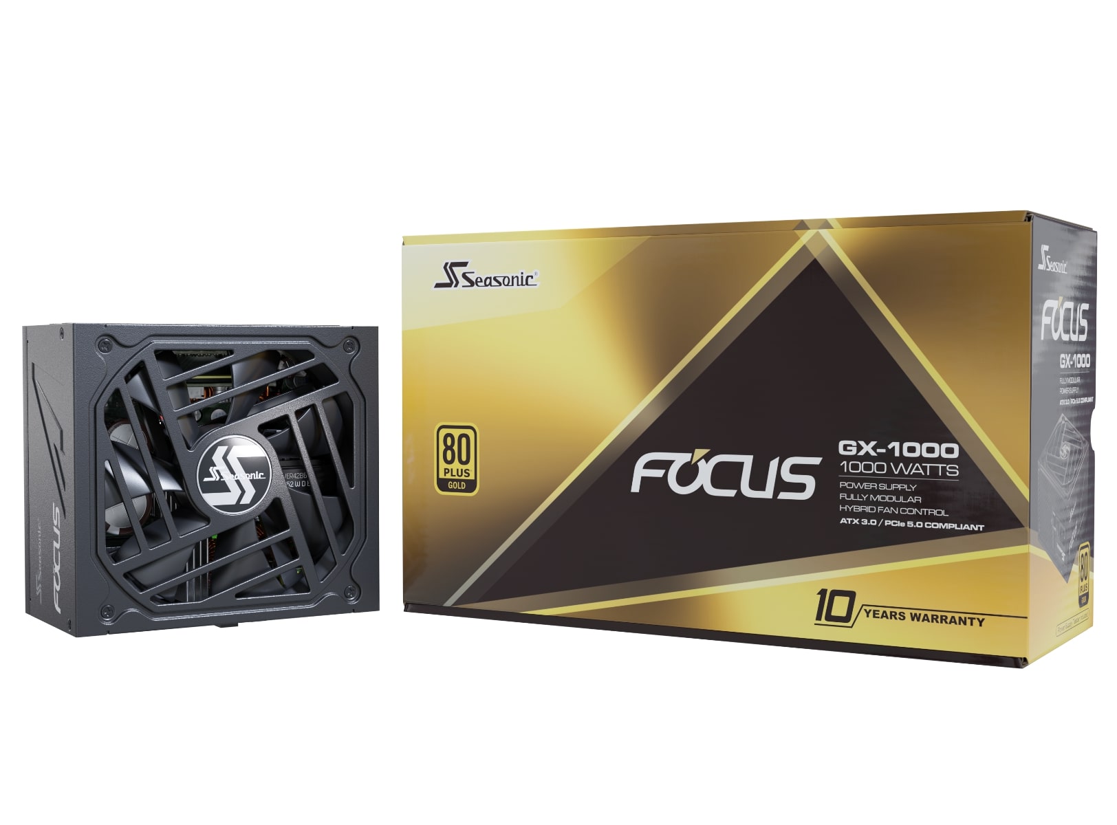 Seasonic FOCUS GX ATX 3.0 Series 1000W 80+ Gold ATX 12 V Full Modular