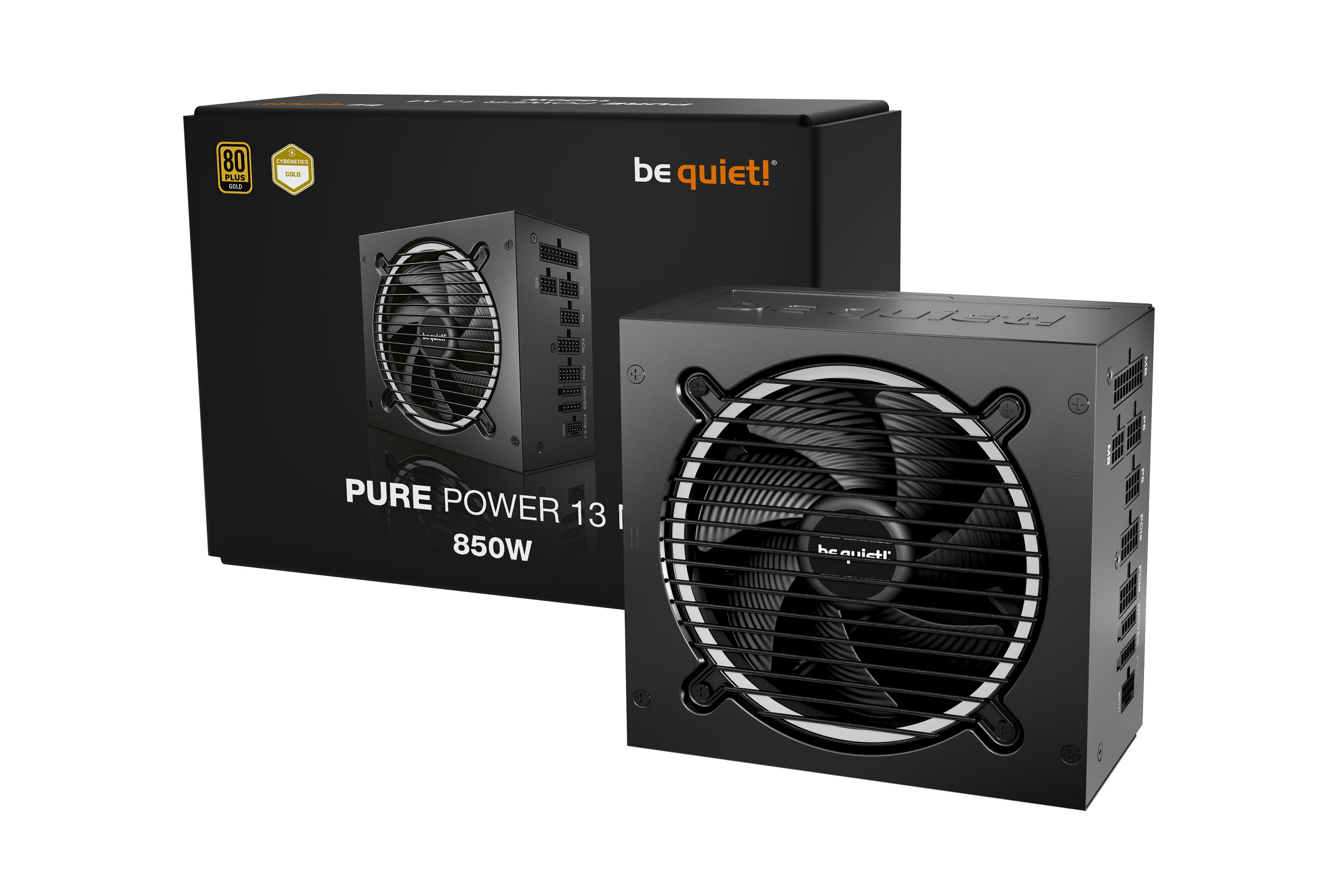 be quiet! PURE POWER 13 M 850W Gold ATX Power Supply, Black