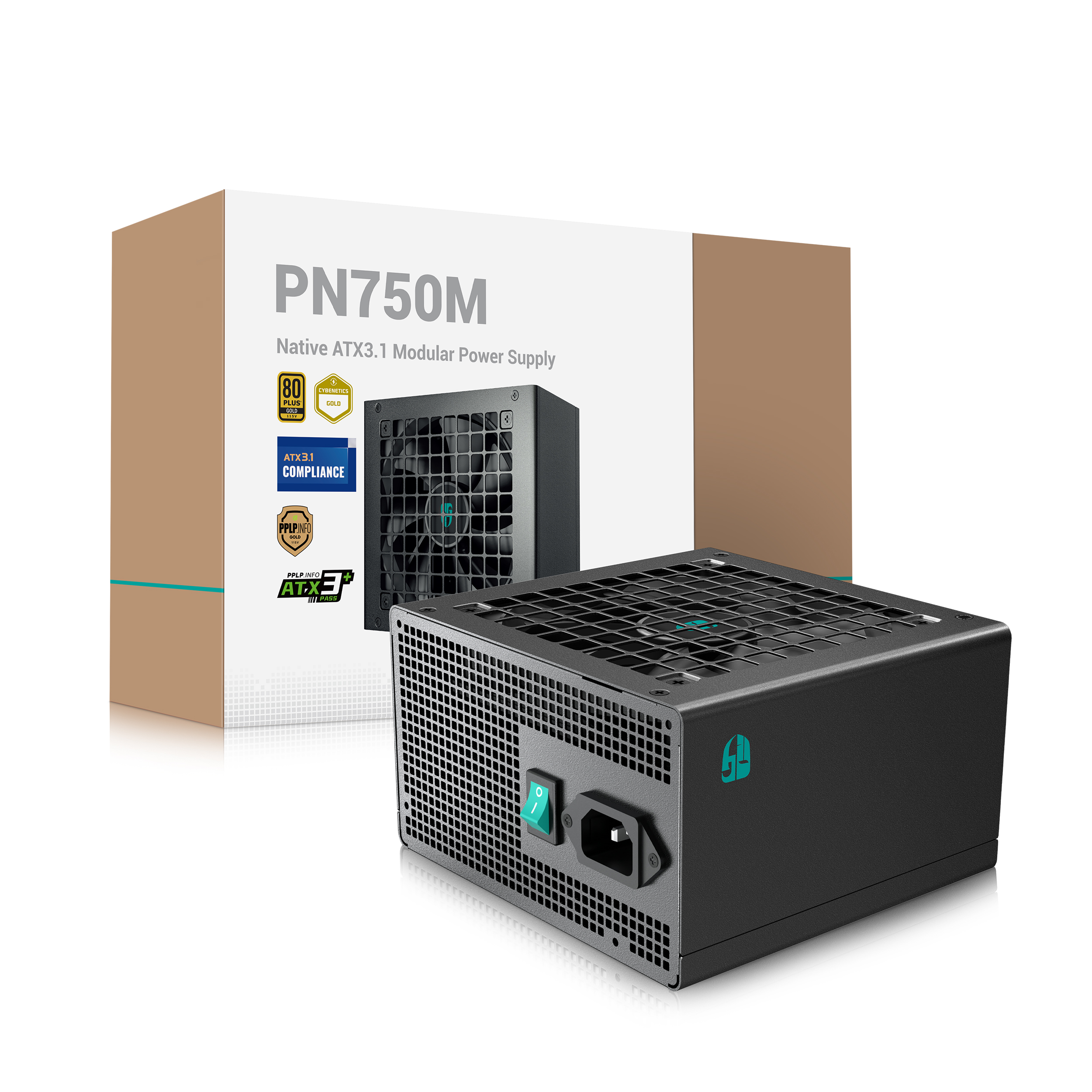 DeepCool GAMER STORM PN750M ATX3.1 80 PLUS Gold Fully Modular 750W