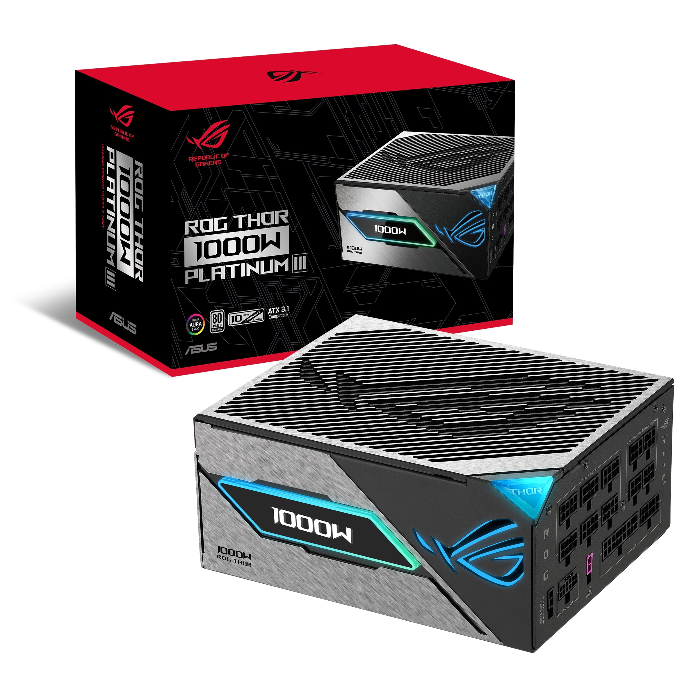ASUS Platinum 1000 W Bloc d'alimentation ATX entièrement modulaire