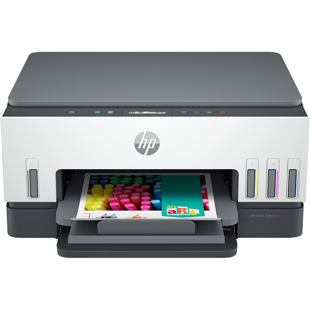 Imprimante jet d'encre sans fil tout-en-un HP Smart Tank 6001
