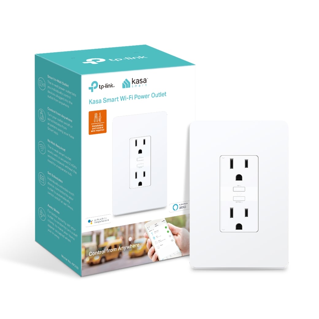 TP-LINK (KP200) Smart In-Wall Outlets