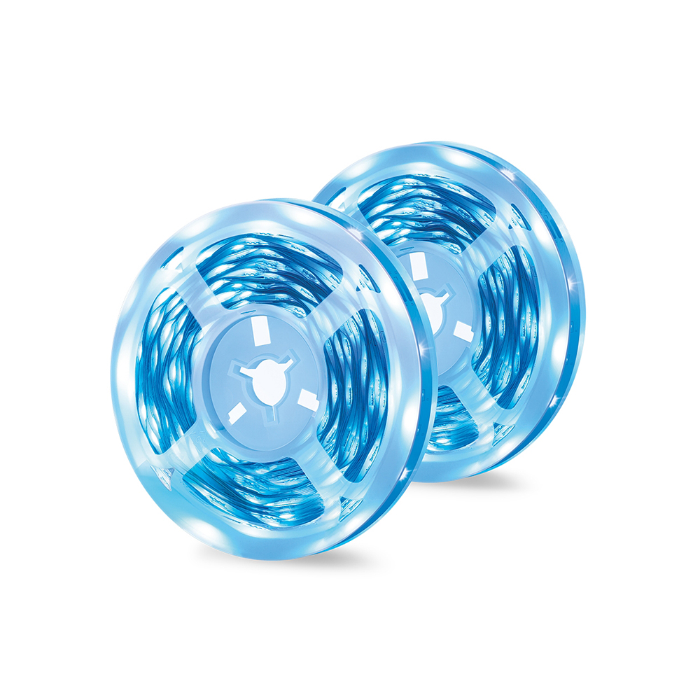 TP-Link Kasa Bande lumineuse intelligente, RVB multicolore, 32,8 pieds (2 rouleaux de 16,4 pieds), bande LED Wi-Fi fonctionn...