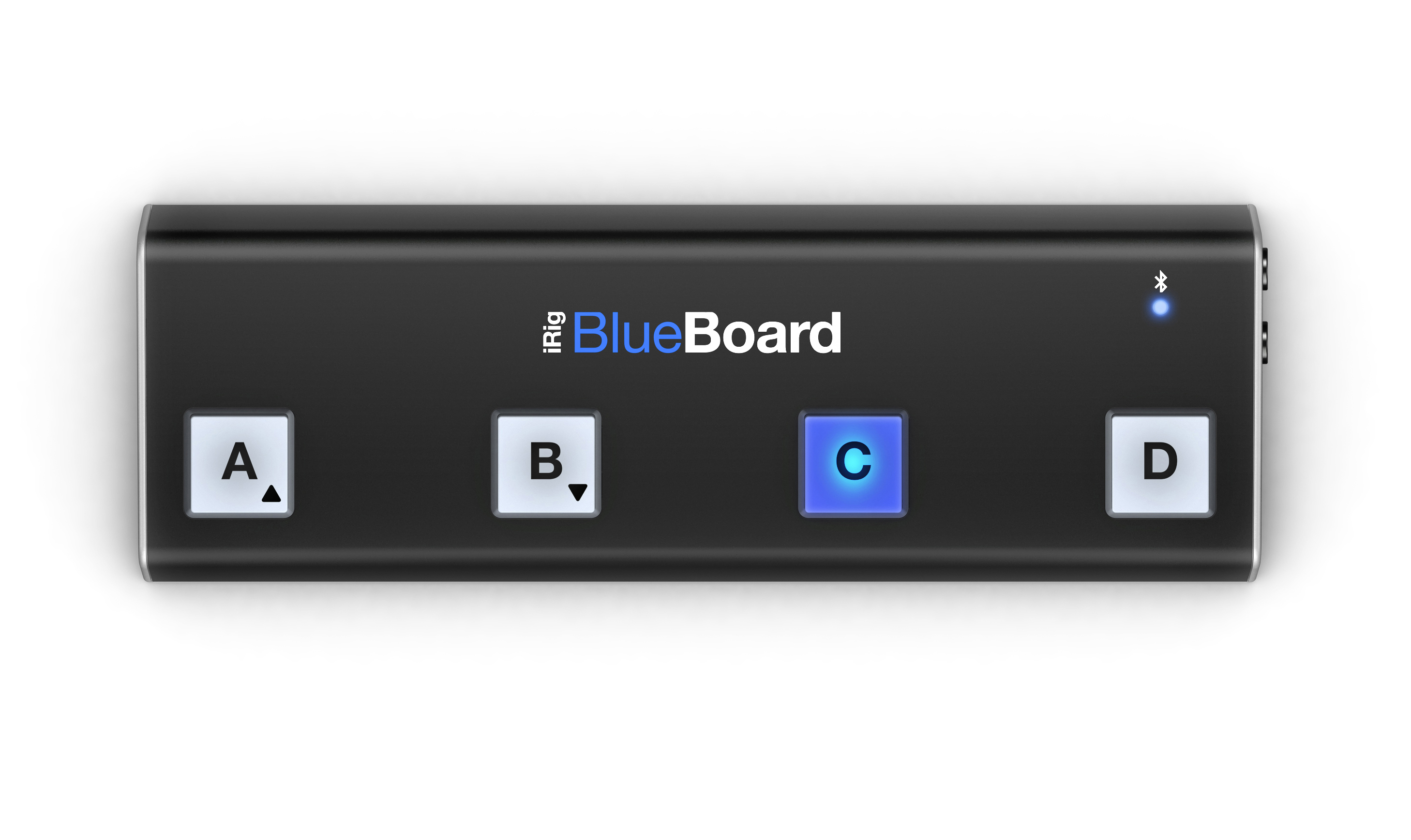 IK MULTIMEDIA iRig BlueBoard Wireless Pedalboard Controller, Black