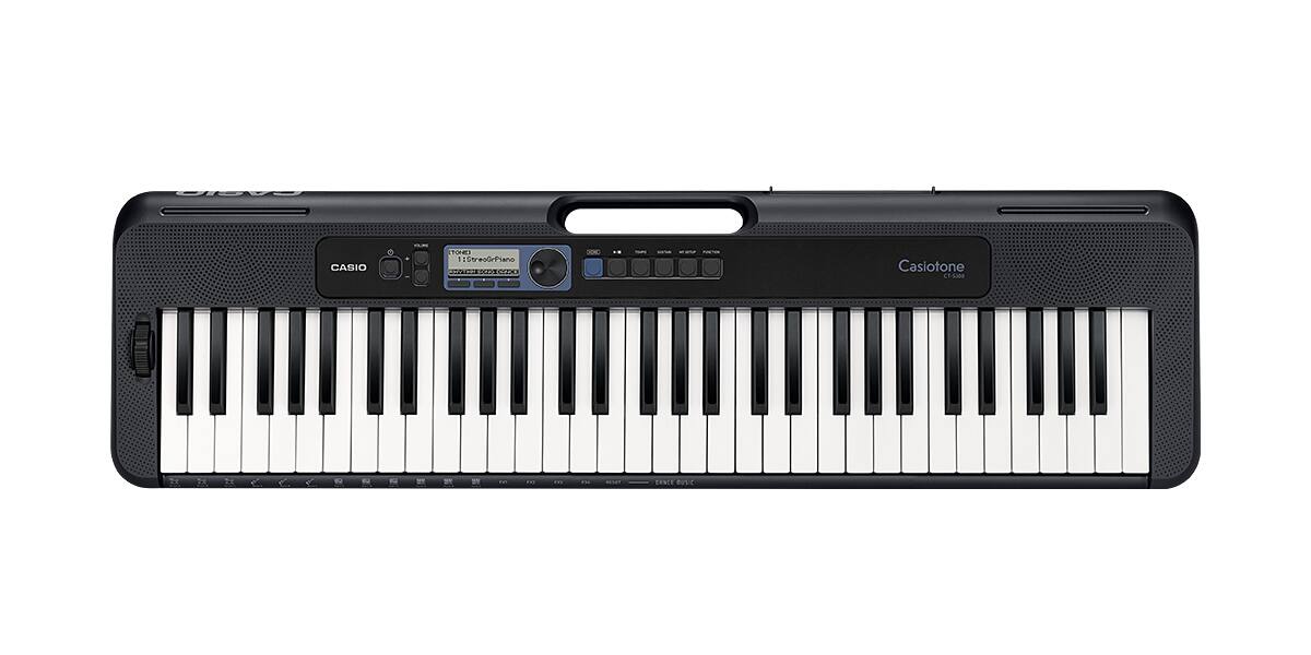 CASIOTONE CT-S300 61-Key Portable Keyboard, Black
