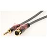 iCAN XLR-F TRS-M 22AWG ProAudio Silver Wires - 6 ft.
