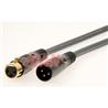 iCAN PREMIUM XLR M/F 22AWG ProAudio Silver Wires - 12 ft.