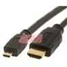 Câble iCAN Micro HDMI Type D vers HDMI Type A 3D Ethernet 1.4, 3 pieds
