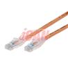 iCAN CAT6 RJ45 Patch Cable, Snagless – 100 ft. (Light Orange)