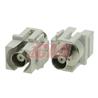 iCAN BNC Coupleur Keystone Femelle/Femelle (Blanc)