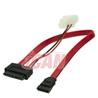 iCAN Slimline SATA 7P+6P avec alimentation 4P pour DVD Slimline