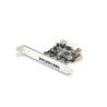 Vantec 4 Ports SuperSpeed USB 3.0 PCI-E Host Card Retail (UGT-PC341)(Open Box)