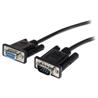STARTECH 0.5m Straight Through DB9 RS232 Serial Cable Black(Open Box)
