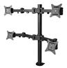 SIIG (CE-MT0S12-S1) - Support de bureau articulable 4 moniteurs - 13-27 po - Charge max. de 22 lb