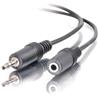 Câble d'extension audio stéréo C2G - Mini-téléphone stéréo M/F - 7,62 m