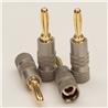 Fiches bananes pour haut-parleurs iCAN Premium de haute qualité, 4 pièces