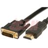 iCAN HDMI-DVI M/M 28AWG 1080P Plaqué Or - 25 pieds