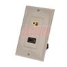 iCAN 1 Port HDMI + 1 Port TV F-Type Connector Faceplate Wall Plate