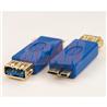 iCAN Micro B Male USB 3.0 to Type-A Female, 5Gbps, Black