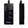 Orico Concentrateur USB 3.0 à 3 ports avec port RL Gigabit RJ45