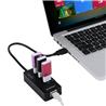 Orico Concentrateur USB 3.0 à 3 ports avec port RL Gigabit RJ45