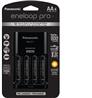 PANASONIC (Eneloop PRO) - Chargeur intelligent + 4 piles AA 2 550 mAh