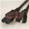 ICAN External Notebook Computer Power Cable 2-Pin "Polarized" - 6ft(Open Box)
