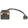 STARTECH HDMI Splitter Cable - M/F - 1 ft. (HDMISPL1DH)