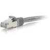Câble blindé STP C2G CAT6 sans accroche - gris 30 pi