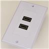 iCAN 2 ports 2 HDMI F/F Type Keystone Plaque frontale Type Decora