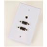 iCAN 2 Ports SVGA (HD14) Female/Female Keystone Faceplate