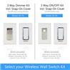 SKYLINK Wireless 3-Way On/Off/Dimmer Kit with Snap-on Cover (SK-7A)