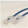 iCAN Super Slim Premium Cat6 Gigabit LAN Patch Cable, Blue, 2ft