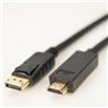 iCAN Premium 28AWG DisplayPort 1.2 - HDMI 2.0 Ultra HDMI Cable, 6 ft.