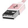 Câble micro USB tressé métallique ADATA, or rose